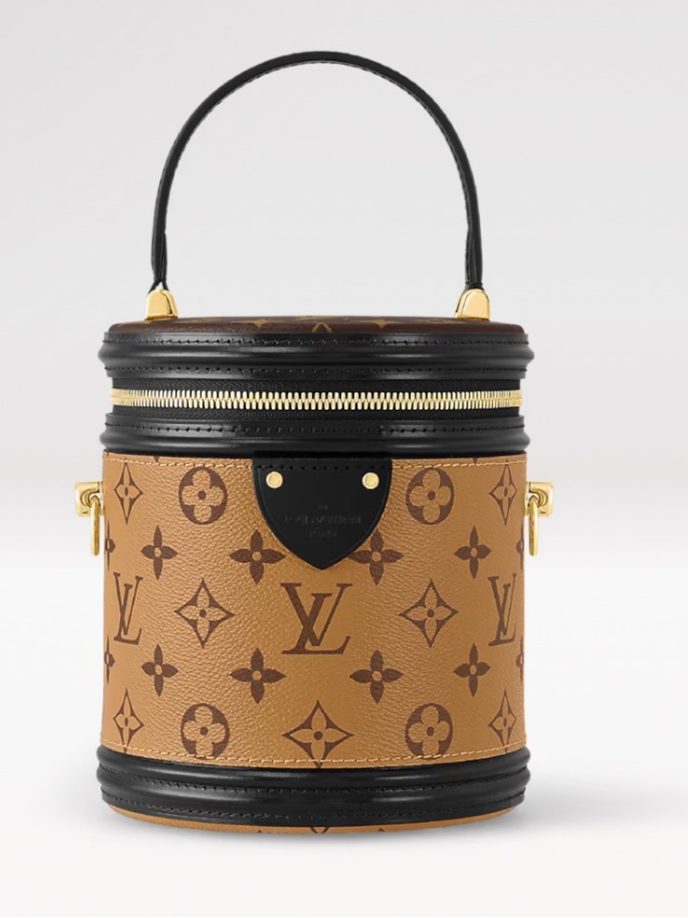 Louis Vuitton Tan Monogram Cannes Vanity Bag with Black Trim‼️READ DESCRIPTION‼️